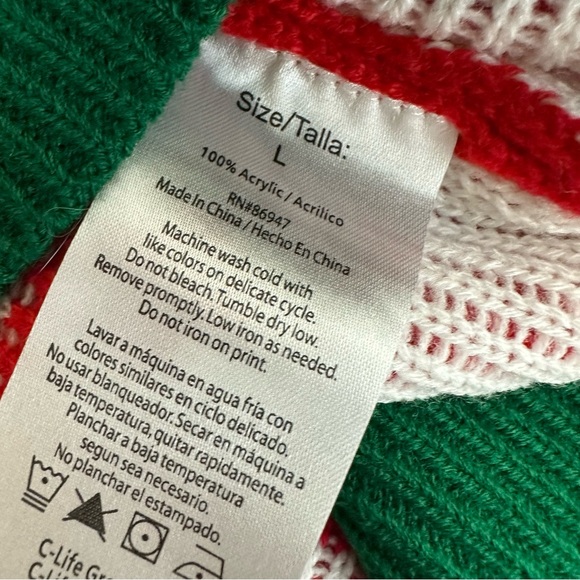 Nickelodeon SpongeBob SquarePants I’m Ready For Presents Christmas Sweater Large - Picture 6 of 6